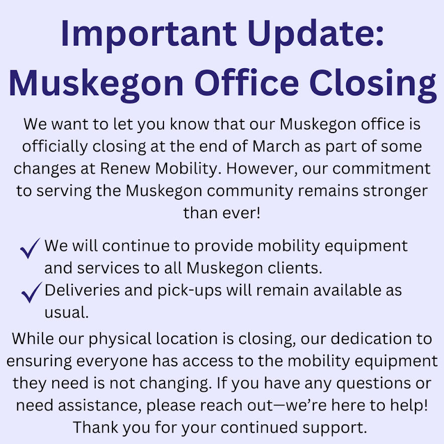 Muskegon office closing